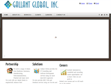 Tablet Screenshot of gallantglobal.com